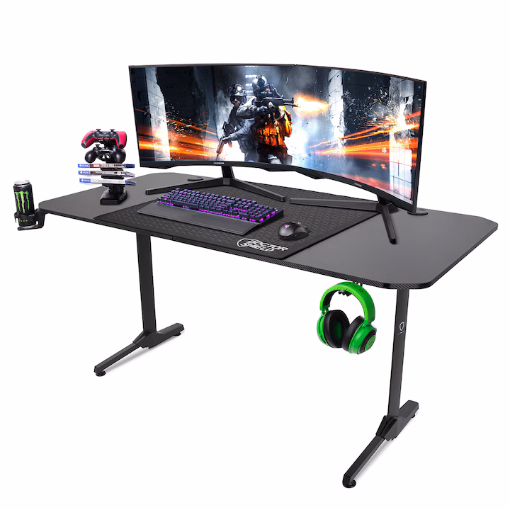 Birou gaming Dr. Shield EVO 2.0 de 160 x 75 cm - imagine 2