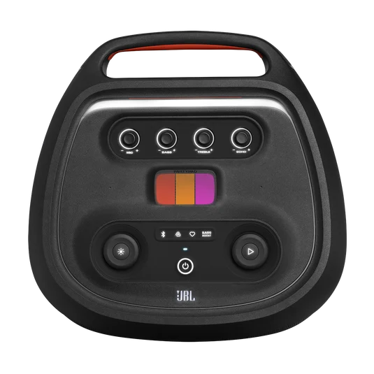 Panoul superior JBL PartyBox Ultimate cu PartyPad și controale karaoke