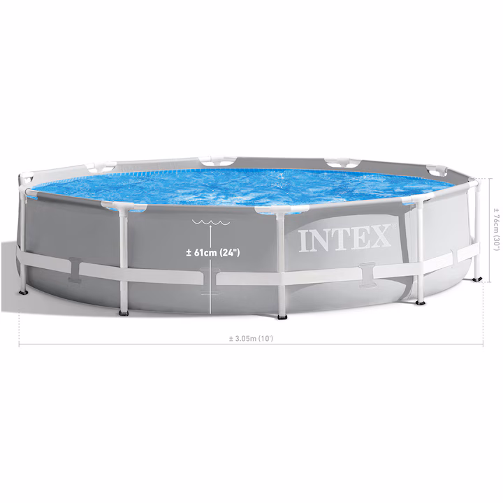 Piscină Intex Prism Frame Premium 26702NP 305 x 76 cm cu pompă de filtrare - imagine 4