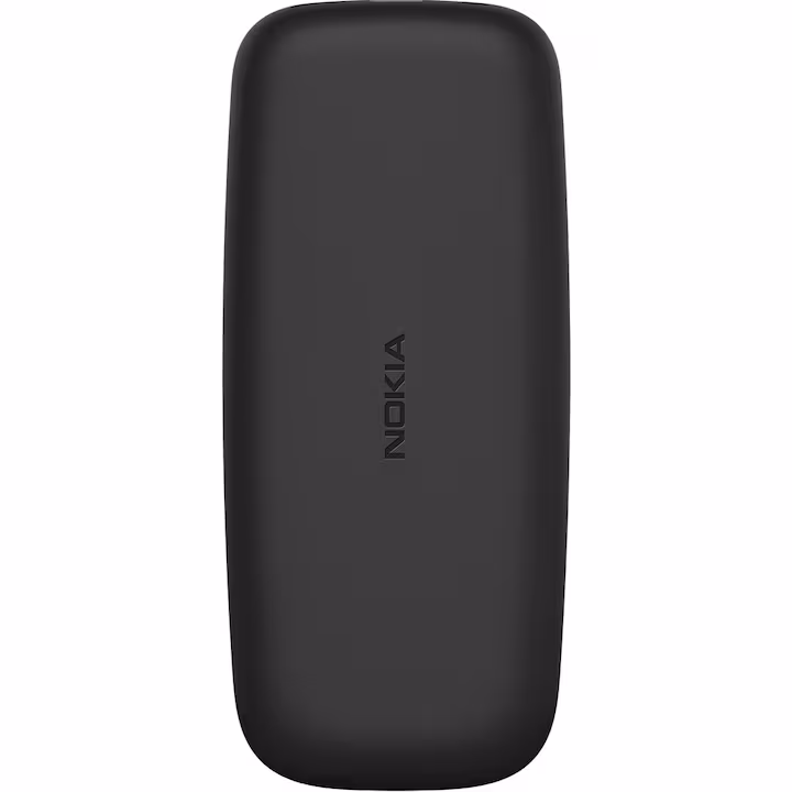 Telefon Nokia 105 2019 Dual SIM negru cu butoane pentru persoane in varsta - imagine 2
