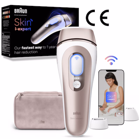 Braun Skin iExpert Pro 7 PL7253 IPL cu cap lat și cap de precizie