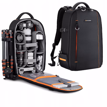 Rucsac foto K&F Concept Beta KF13.140 pentru aparat, obiective, trepied și laptop