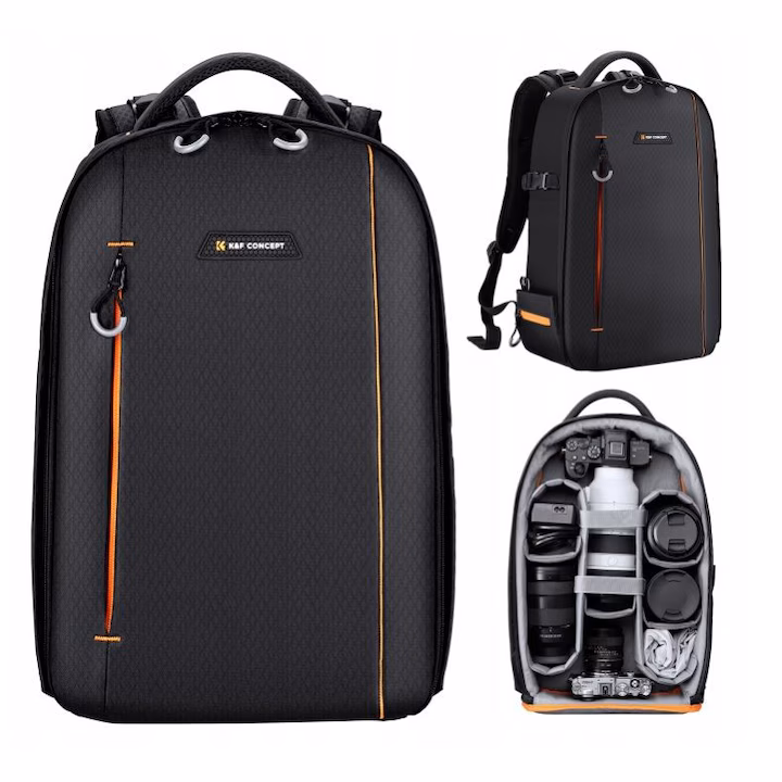 Rucsac foto K&F Concept Beta KF13.140 pentru aparat, obiective, trepied și laptop - imagine 3