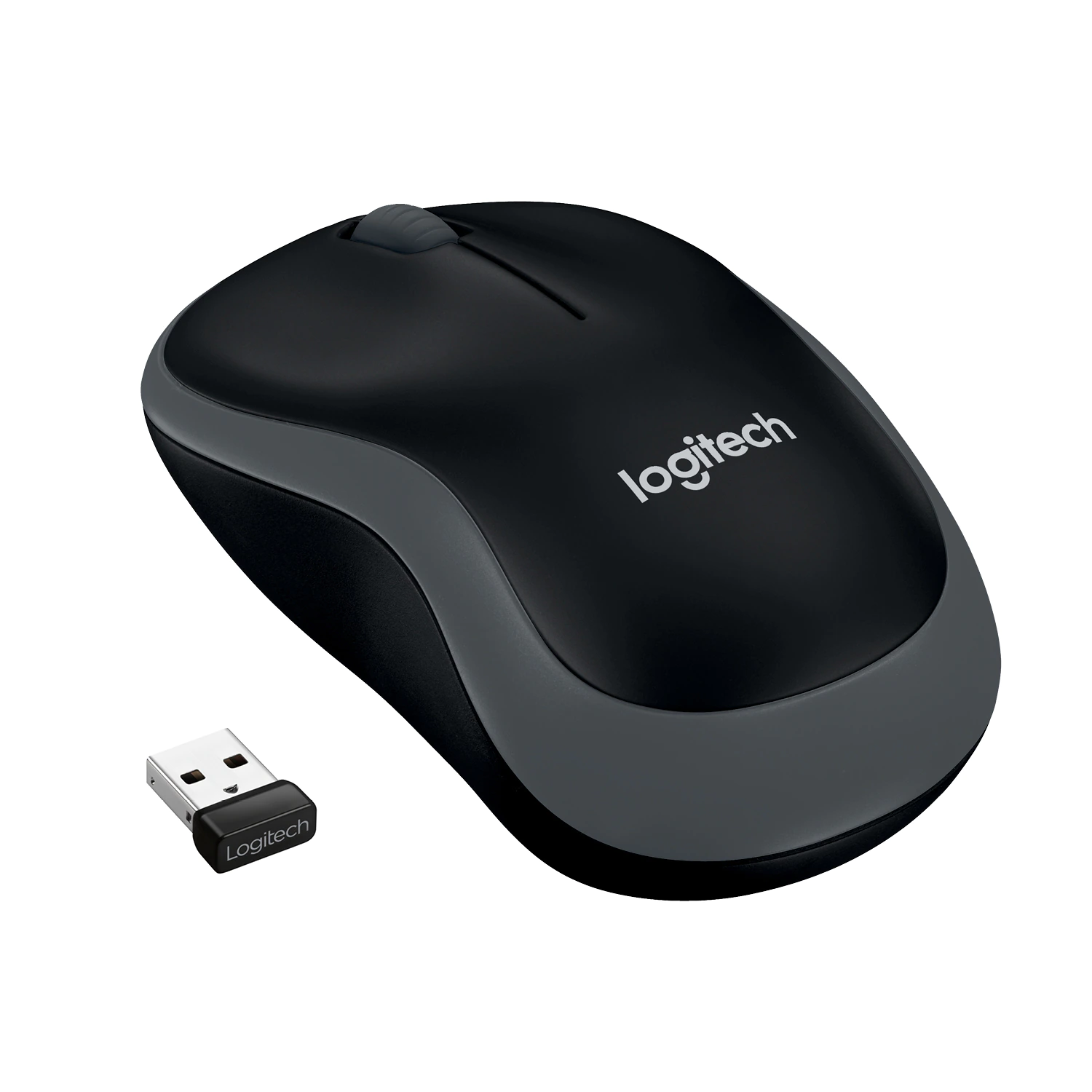 Logitech M185 Swift Grey – mouse wireless pentru birou
