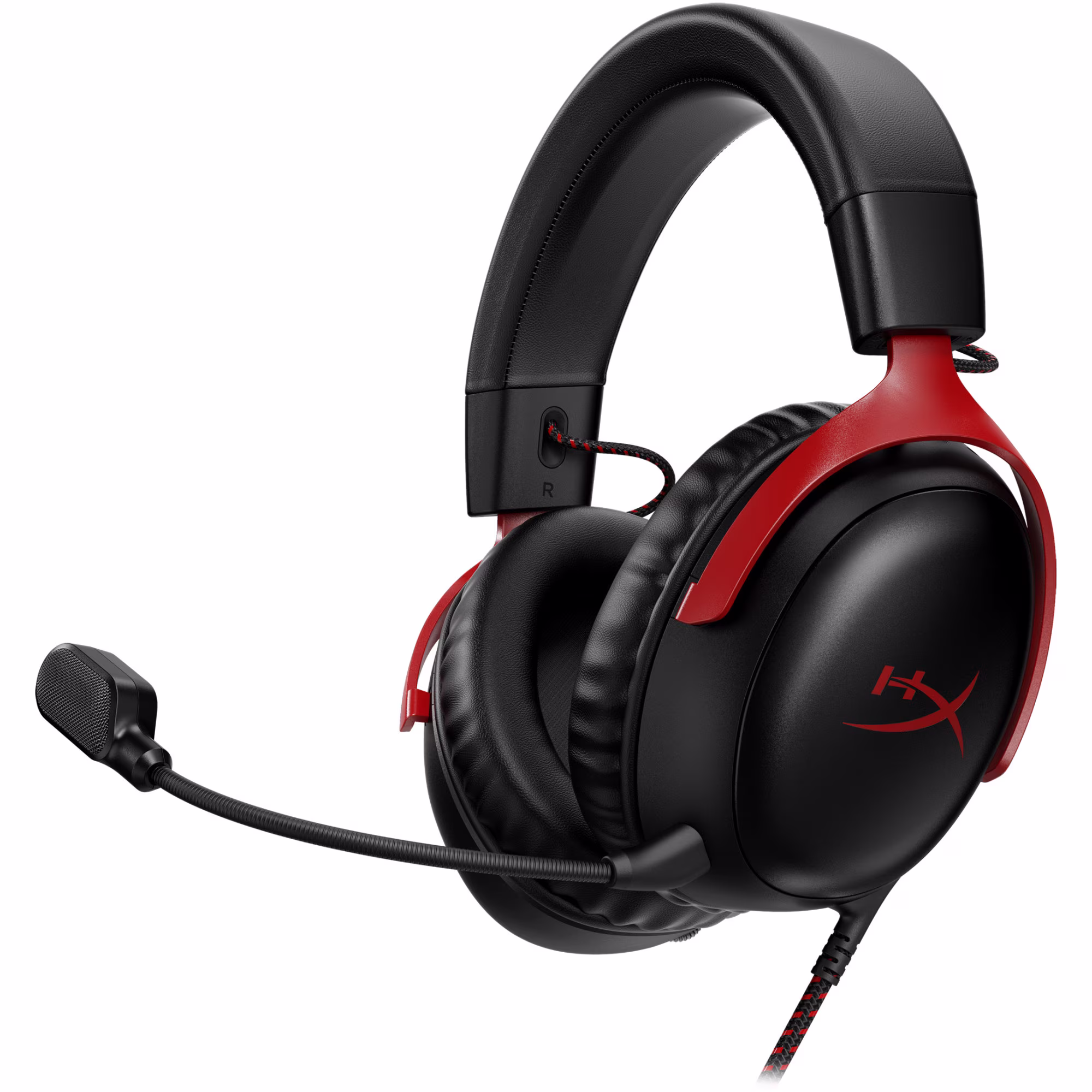 HyperX Cloud III Negru/Roșu, cu fir – căști de gaming cu fir